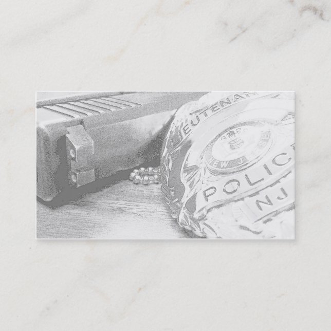 Carte de visite de police (Devant)