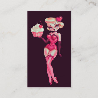 Carte de visite de poupée Cupcake