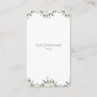 carte de visite de printemps