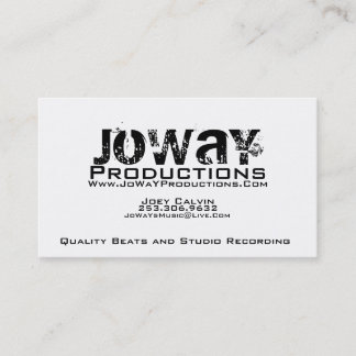 Carte de visite de productions de JoWaY
