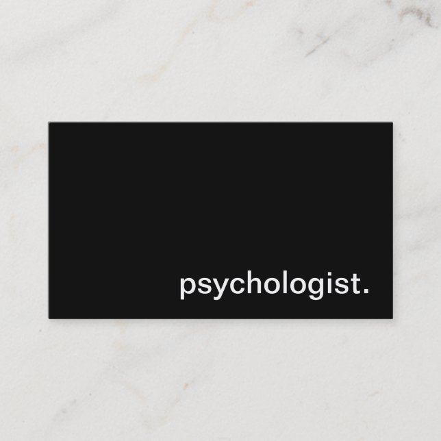 Carte de visite de psychologue (Devant)