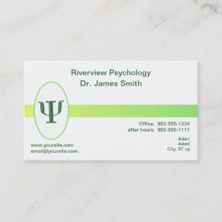 Carte de visite de psychologue
