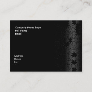 Carte de visite de puzzle