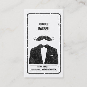 Carte de visite de raseur-coiffeur