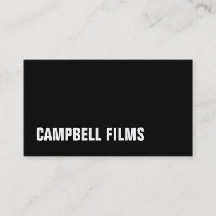 Carte de visite de réalisateur de cinéma