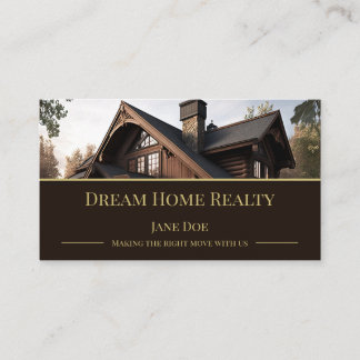 Carte de visite de Realtor Business