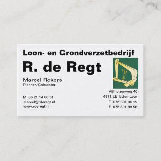 Carte De Visite De Regt