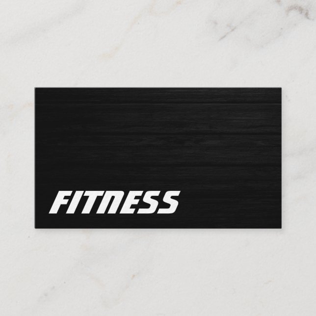 Carte de visite de remise en forme ultra-épais en  (Devant)