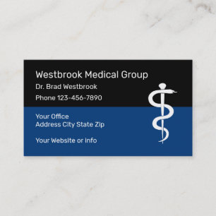 Carte de visite de rendez-vous Médicale au cabinet