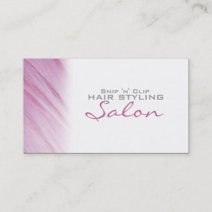 Carte de visite de rendez-vous pour salon de coiff