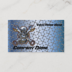 Carte de visite de réparation de moto
