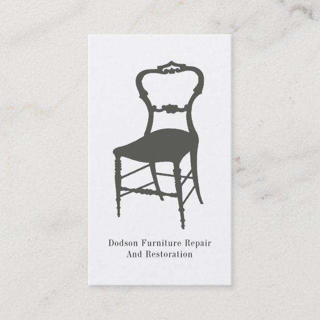 Carte de visite de réparation et de restauration d (Devant)