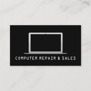 Carte de visite de réparation informatique