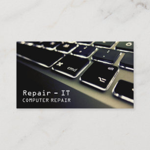 Carte de visite de réparation informatique, PC, él