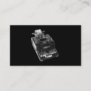 Carte de visite de reportage de cour