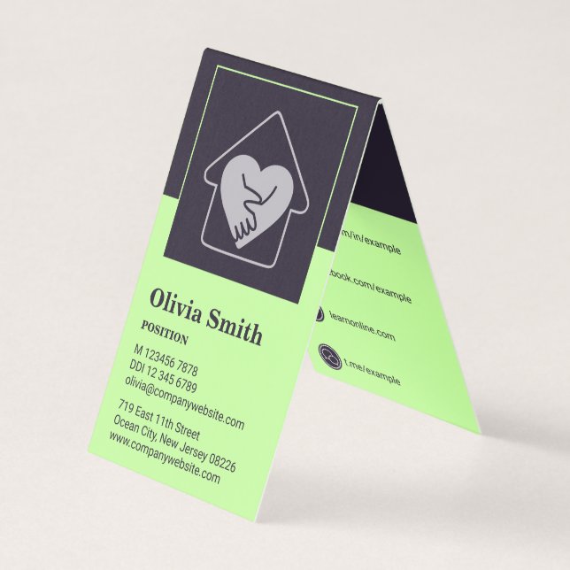 Carte de visite de réseau professionnel des soins  (Front)