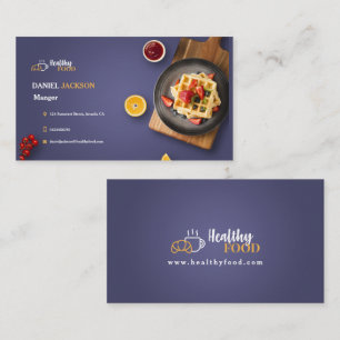 Carte de visite de restaurant, Marketing de servic