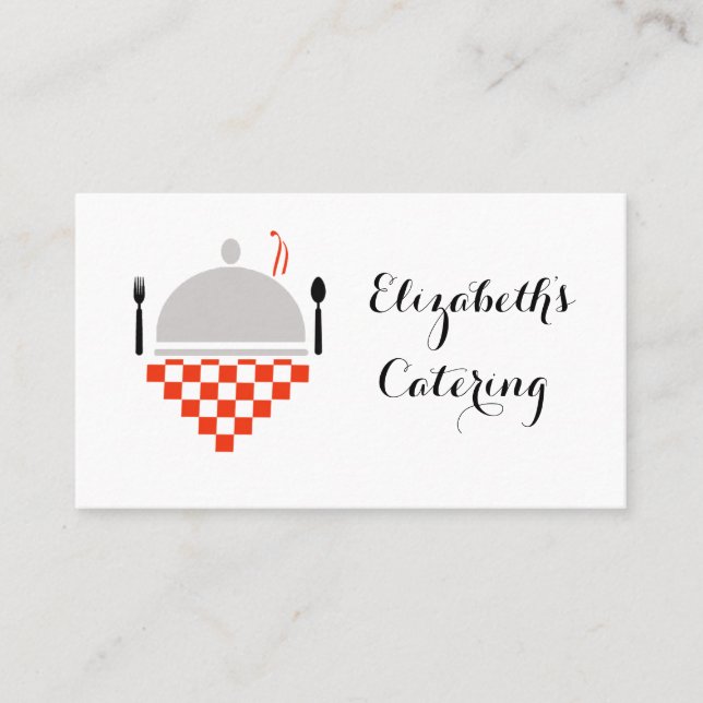 Carte de visite de restauration (Devant)