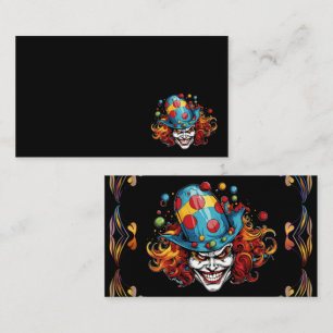 Carte de visite de retour Halloween/Joker