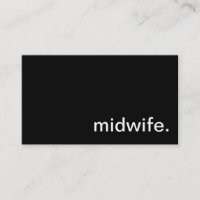 Carte de visite de sage-femme