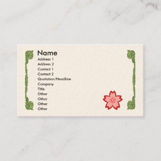 Carte de visite de Sakura