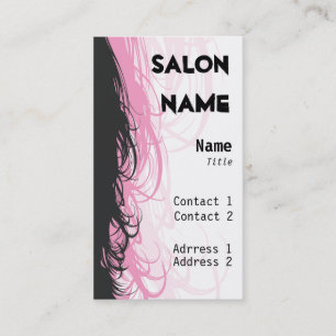 Carte de visite de salon - customisé