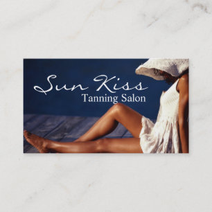 Carte de visite de salon de bronzage magnifique