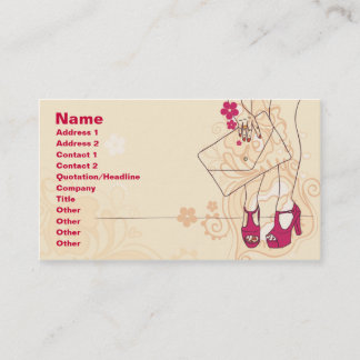 Carte de visite de salon de clou