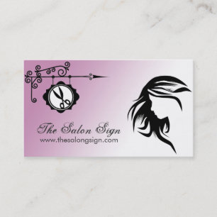 Carte de visite de salon de coiffeur