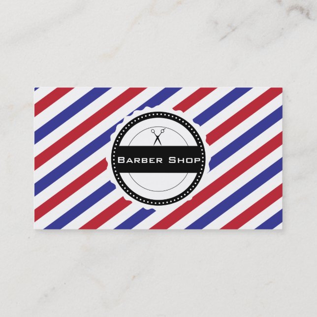 Carte de visite de salon de coiffure (Dos)