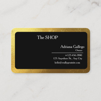 carte de visite de salon de thé (modifiable)