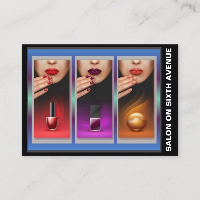 Carte de visite de salon sophistiqué (Devant)