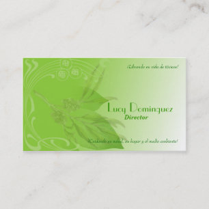 Carte de visite de santé écologique
