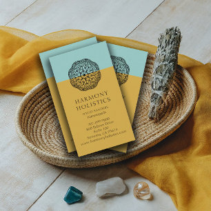 Carte de visite de santé holistique Mandala