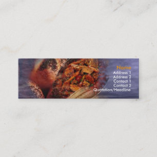 Carte de visite de saucisse fumé