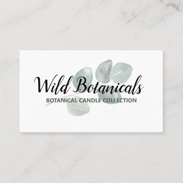 Carte de visite De Savon Et De Bougie Du Logo Feui (Devant)