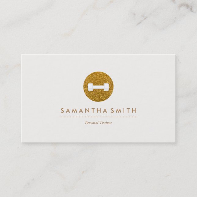 Carte de visite de scintillement de logo (Devant)
