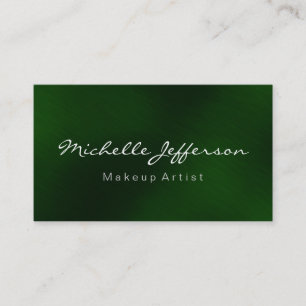 Carte de visite de script de maquillage couleur ve