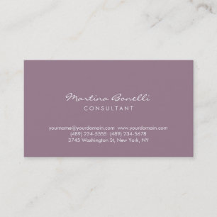 Carte de visite de script rose de Mountbatten Plym