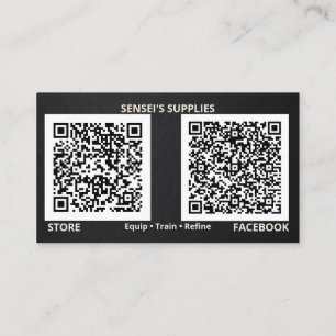Carte de visite de Sensei’s Supplies