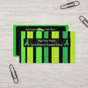 Carte de visite de sensibilisation à la maladie de