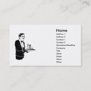Carte de visite de serveur