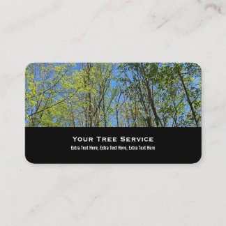 Carte de visite de service d'arborescence
