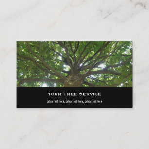 Carte de visite de service d'arborescence