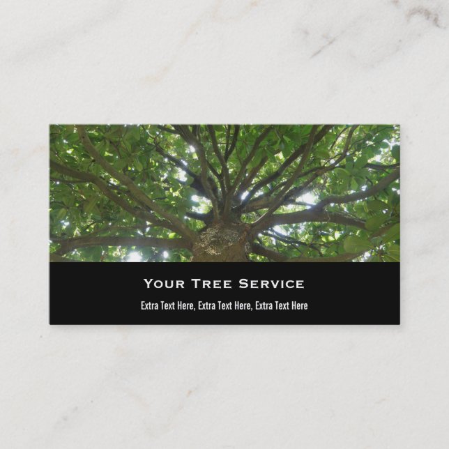 Carte de visite de service d'arborescence (Devant)