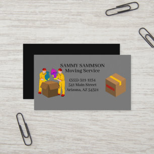 Carte de visite de service de déplacement