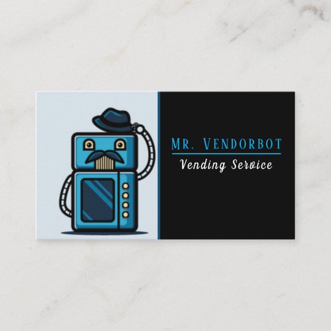 Carte de visite de service de distributeur automat (Devant)