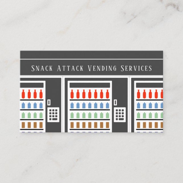 Carte de visite de service de machine de vente pro (Devant)