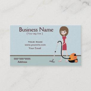 Carte de visite de service de nettoyage