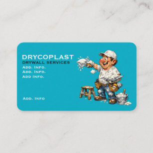 Carte de visite de service de placoplâtre